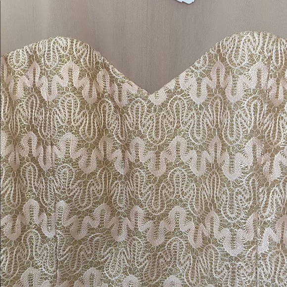 BRAND NEW ROSE GOLD SHIMMERY DRESS - Picture 4 of 6